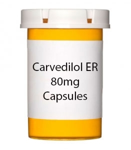 Carvedilol ER 80mg Capsules